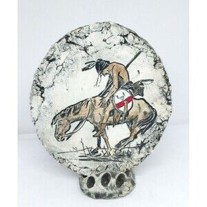 Shapes of Clay by Stan Langtwait Mt. St. Helen Ash Indian Plaque Trail of Tears